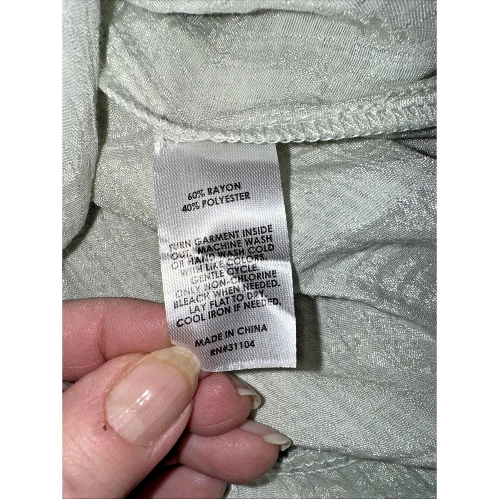 Cottagecore Prairie Peasant Layered Skirt Soft Pistachio Green‎ 1990's